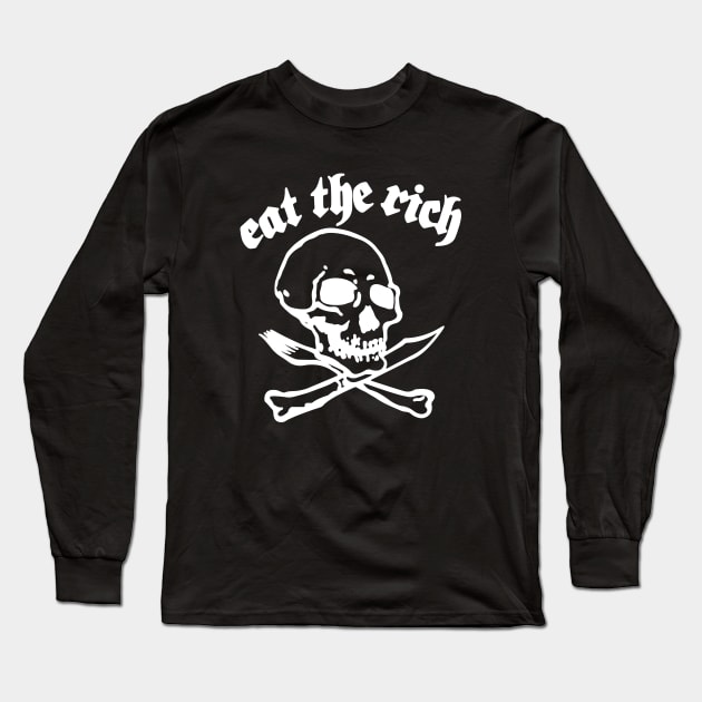 Eat The Rich Long Sleeve T-Shirt by alfiegray